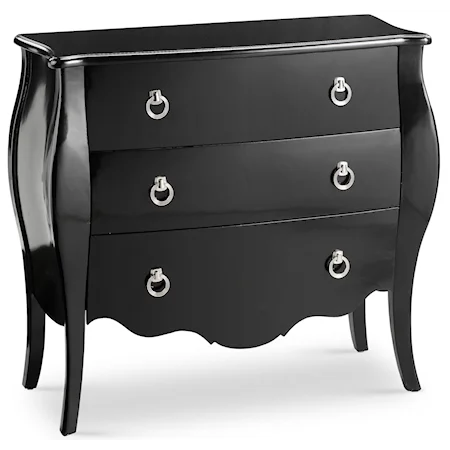 Contemporary Accent Bombe Chest